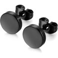 thumbnail image 4 of Cterwk 6 Pairs Flat Back Stud Earrings for Men Women 316L Stainless Steel Round Earrings Studs Set 3-8mm, 4 of 7