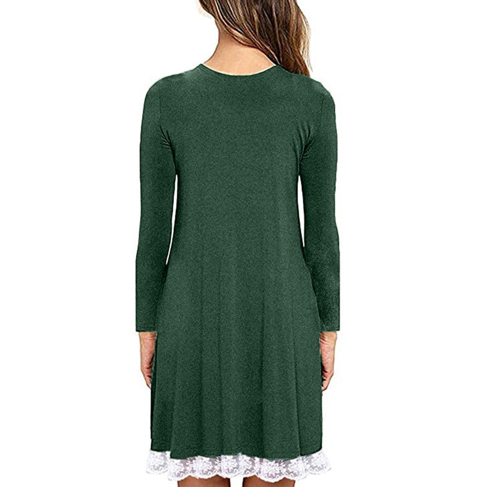 cotton t shirt dress with pockets