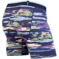 thumbnail image 2 of BN3TH Men's Classic Boxer Brief Underwear 3D Pouch MOBB (Maui Wowi Navy, S), 2 of 2