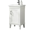 thumbnail image 3 of Avery 20" Single Bathroom Vanity with Porcelain Top - White, 3 of 10