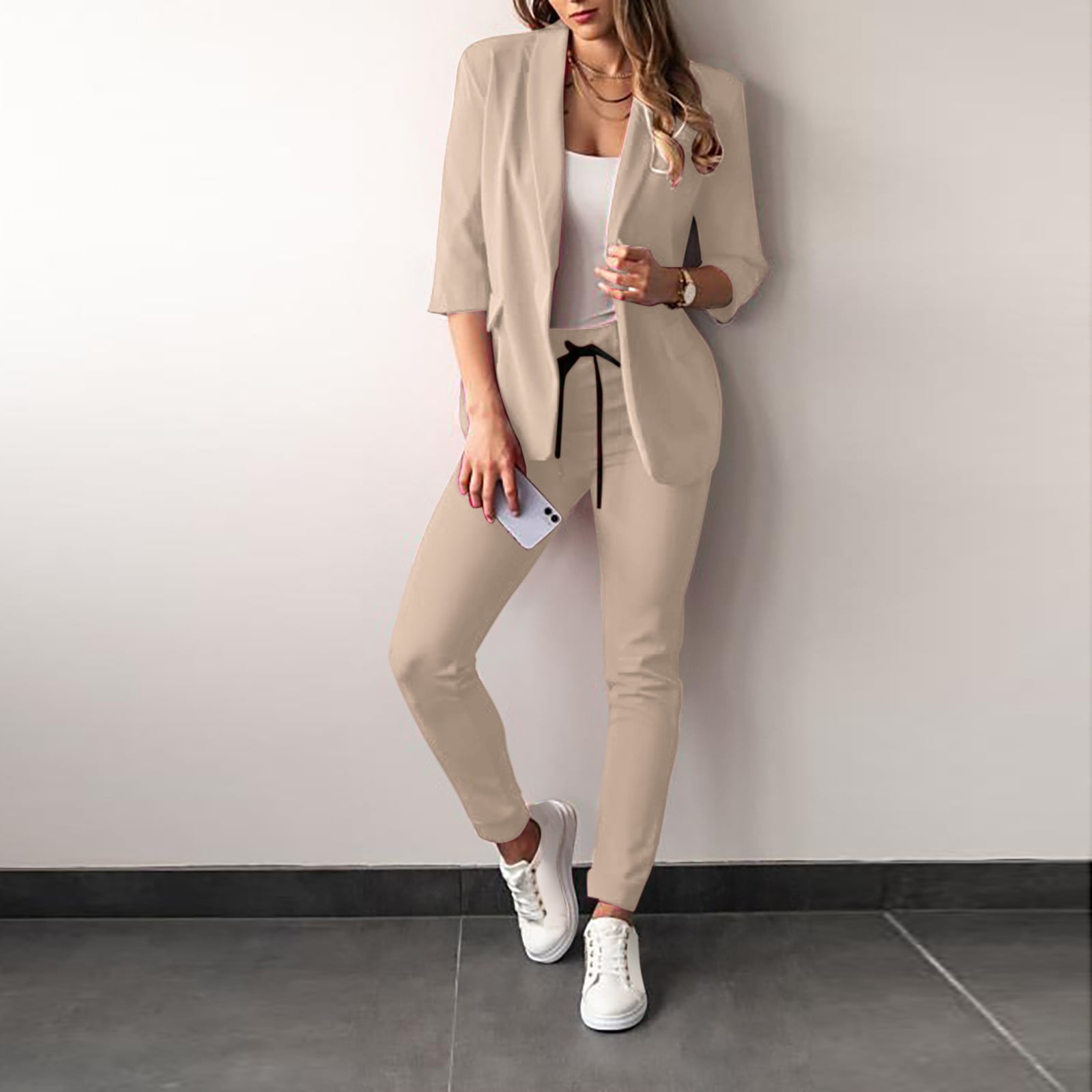 Women's office Trouser Suit Women Hunting Gear Trouser Suit Trousers 2  Dressy Jumpsuits for Women Wedding Guest Piece Suit Plain Two Piece Slim  Fit Sporty Shower Suit Trouser Suit - Walmart.com