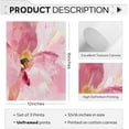 thumbnail image 2 of Abstract Floral Wall Art Pink Flower Canvas Pictures Modern Wall Decor Blush Pastel Pink Prints Peony Painting Minimalist Poster Botanical Artwork for Bedroom Living Room set of 3, 2 of 6