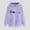 Purple(New), variant on PNTUTB Women's Print Winter Hoodie Pullover Fashion Round Neck Long Sleeved Comfortable Sweatshirt