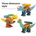 thumbnail image 3 of Xubinwww Take Apart Dinosaur Building Toys Kit With Screwdriver DIY Dinosaur Shooting Play Kit Education Toys Stacking Rings For Toddlers 1-3 Play Phone For Toddlers 1-3 Girl Palything Stacking Cups, 3 of 5