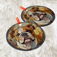 thumbnail image 3 of English Bulldog: Ornament Style Wall or Window Hanging, 2025, Holiday Decoration, Seasonal Keepsake Gift, Unique Collectible, Window Hanging, Home Decor 2025, Holiday Decoration,, 3 of 5