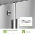 thumbnail image 3 of Refrigerator Thermometer, Freezer Thermometer with External Probe, Digital Fridge Thermometer with Alarm Setting, LCD Display, Magnetic for Kitchen, Home, Restaurants, 3 of 8