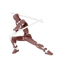 thumbnail image 5 of T13 Action Figure Accessories - Magnetic Poseable 13 Joint Figure DIY Fidget t13 action figure accessories 3d printed action figure (Brown), 5 of 5