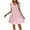 Pink, variant on Sentmoon Dress for Women Short Sleeve Breathable Summer Dresses 2026 Dressy Regular Fit V Neck Plus Size Dresses for Curvy Women for Work and Office S