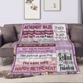 thumbnail image 2 of Retirement Gifts for Men 2024, Retirement Blanket, Retirement Gift, Best Men Retirement Gifts Ideas, Funny Retired Gifts for Dad, Doctors, Farewell Gifts for Coworker Throw Blanket 60"x 50", 2 of 5
