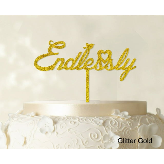 Custom Initial Cake Topper Personalized Name Cake Topper Color Option Available 5-7 Inches Wide