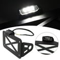 thumbnail image 4 of Soporte lateral para matrícula de motocicleta con luz LED, montaje lateral para Harley, soporte de matrícula modificado de repuesto para suministros Sunnimix Marco de matrícula lateral, 4 of 8