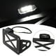 thumbnail image 3 of Soporte para matrícula de motocicleta Yotijar con luz LED de acero negro, 3 of 10