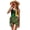 Jamaican Style Flag, variant on Xixirimido Vibrant American Flag Print Girls One Piece Swimsuits Cutout Bathing Suit with Cover Up Skirt Quick Dry Beach Swimwear with Adjustable Strap, Size 13-14 Years