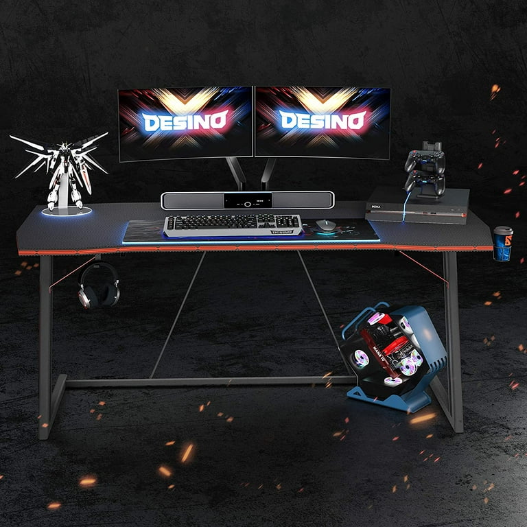 Desino gaming desk 55 on sale inch pc computer desk