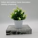 thumbnail image 5 of Matsuzay Bonsái de plantas artificiales, flores y plantas de imitación para interiores o exteriores, flores artificiales ecológicas Decoración blanco lechoso, 5 of 6