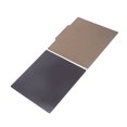 thumbnail image 1 of 257x257mm Dual-Sided 3D Printer Build Plate: Smooth PET Surface (PLA Compatible, 120℃ Heat Resistant) & Textured PEI Plate (PLA/ABS/PETG/TPU/Nylon, 260℃ Heat Resistant) with Magnetic Rubber & Spring, 1 of 6