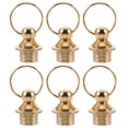 thumbnail image 1 of Shisuyan Gourd Decorative Brass Covers Golden Artisans 6Pcs 0.8X0.8X0.5In, 1 of 8