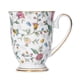 thumbnail image 1 of Taza de cerámica para mujeres Regalo Taza de té de cerámica con mango Diseño floral Floral Decorative Creative Drinkware Copa de leche Taza de café Flor multicolora, 1 of 8