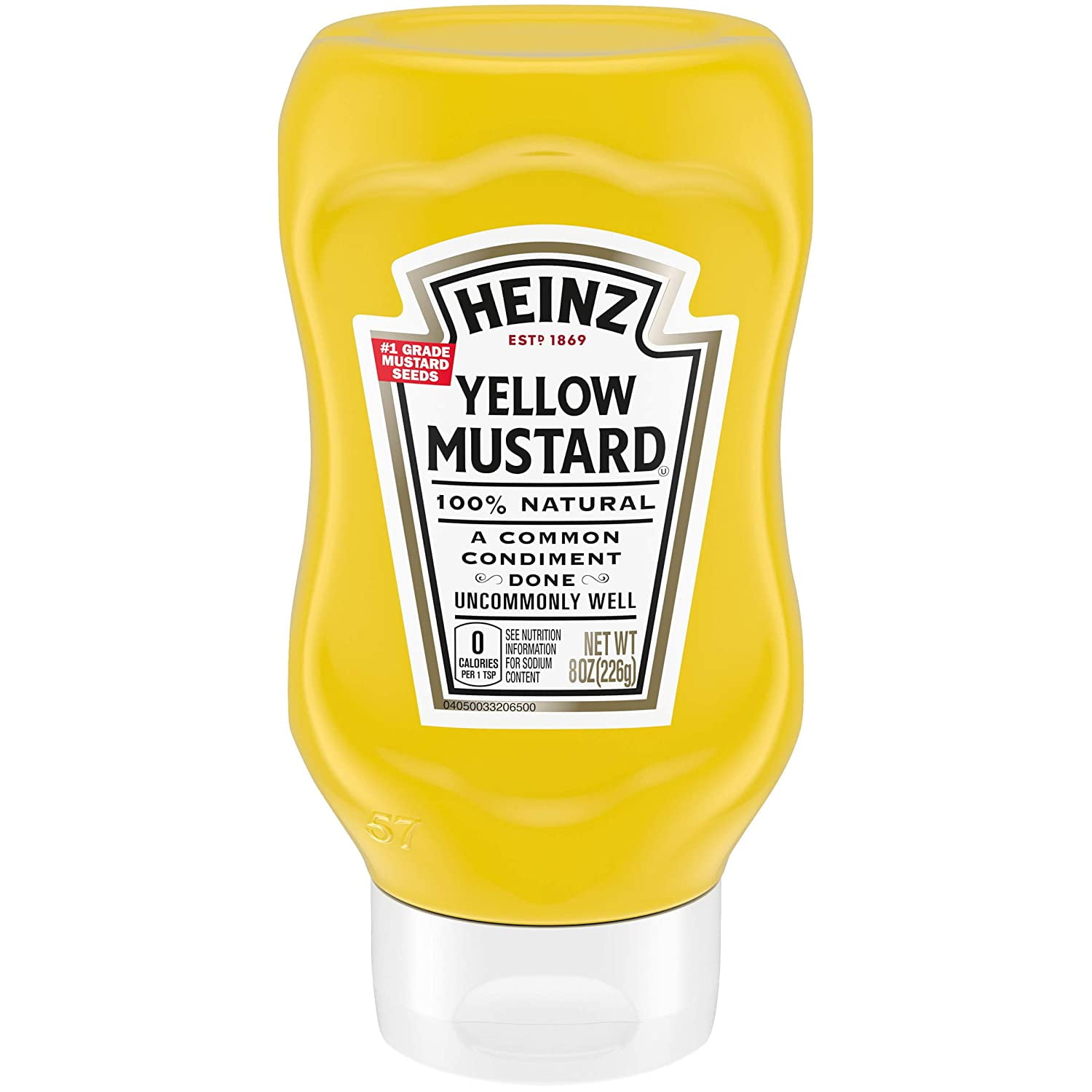 Heinz Yellow Mustard (8 oz Bottle) - Walmart.com - Walmart.com