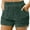 2# Green Cheap Stuff Under 1 Dollar, variant on Dyegold Sweat Shorts Women Summer Casual Plus Size Elastic Waist Lounge Short Loose Workout Athletic Short Pants With Pocket