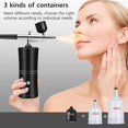 thumbnail image 2 of Portable Air Compressor Kit for Airbrush Painting, Nail Art, and Tattoos - Smallzonex Airbrush Spray, 2 of 14