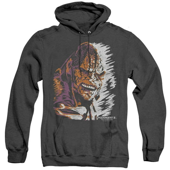 Poltergeist Ii Kane Worm Adult Heather Hoodie Sweatshirt Black