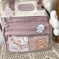 thumbnail image 3 of Mochila Kawaii de moda casual 10.23x9.44x3.54in para regalo al aire libre (rosa), 3 of 9