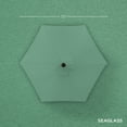 thumbnail image 5 of Best Choice Products 7.5ft Heavy-Duty Outdoor Market Patio Umbrella w/ Push Button Tilt, Easy Crank - Seaglass, 5 of 8