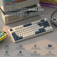 thumbnail image 2 of ATTACK SHARKR K86 Wireless Mechanical Keyboard Apex Pro TKL 75%, 2.4G/Bluetooth/USB-C Wired Gaming Keyboard M75, Gasket Mount with TFT Color Display & Knob, RGB Backlit, Hot Swappable Linear Switch, 2 of 9