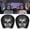 C, variant on Ghost Face Headrest Covers - Halloween-Themed Scary Covers for Cars