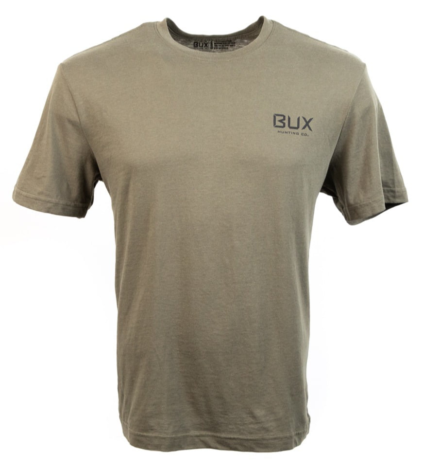 BUX Hunting Co Camo Flag Grape Leaf Mens Short Sleeve T-Shirt - XL 