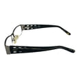 thumbnail image 5 of Apple Bottoms Womens Ophthalmic Grey Black Rectangle Rimless Metal 706 51mm, 5 of 6
