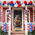 thumbnail image 5 of Adorable Squirrel Holding Basket of Peanuts Banner Background Party Decorations for Photo Booths Family Gatherings Children Parties, 5 of 8
