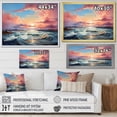 thumbnail image 4 of Designart "Coastal Sky Infinite Azure Collage I" Nautical & Beach Floater Framed Wall Decor, 4 of 7