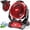 RED 18V, variant on Battery Powered Fan for Dewalt 20V Battery, 586 CFM Variable Speed, Jobsite Fan w/180° Oscillation, 4H Timer & LED Light Table Fan, Hook for Hanging Portable Fan, Camping Fans for Tents,TOOL ONLY