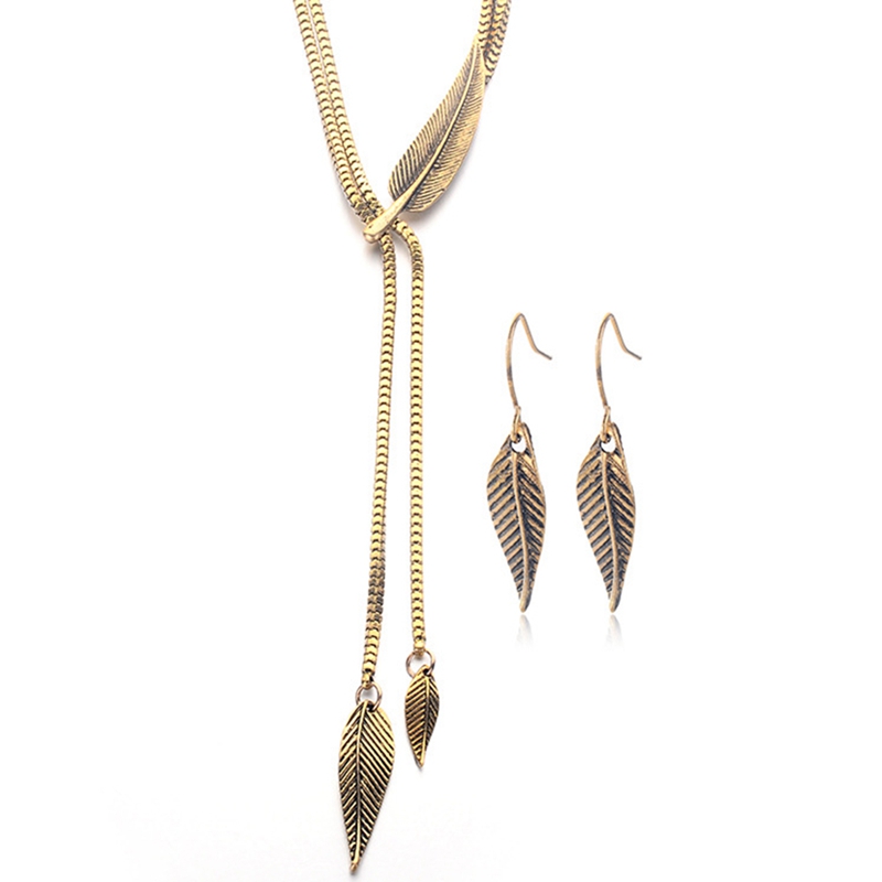 AkoaDa AkoaDa Vintage Women Gold And Silver Colour Long