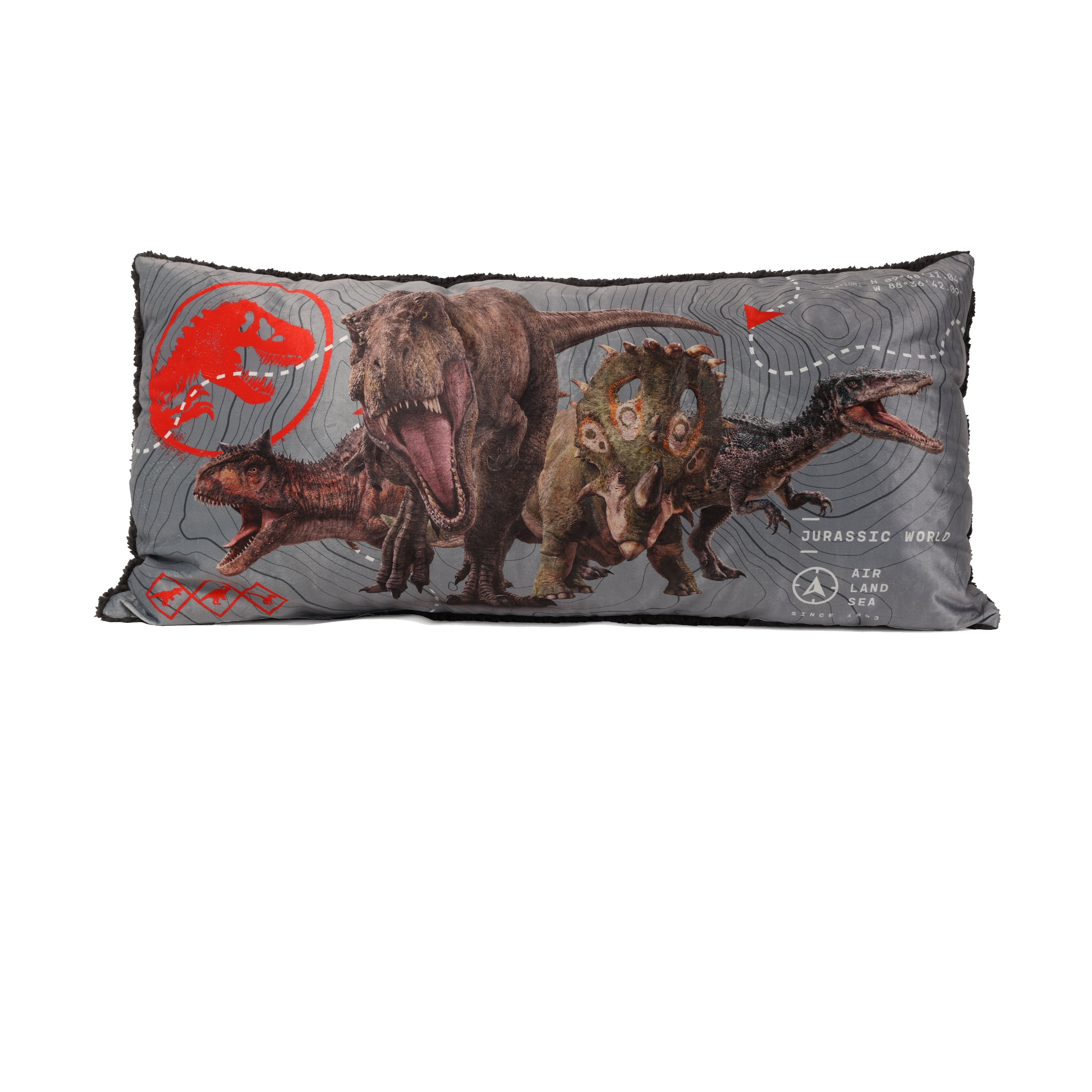 Oreiller de corps Jurassic Park 18po x 36po COUSSIN DE CORPS JURASSIC PARK