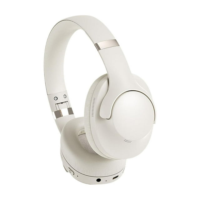 Auriculares supraurales,Auriculares supraurales plegables con cancelación de ruido,Auriculares 50 h de autonomía con audio para viajes en casa,Auriculares estéreo de oficina con