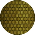 thumbnail image 1 of Ahgly Company Indoor Round Abstract Green Contemporary Area Rugs, 4' Round, 1 of 1
