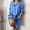 Light Blue, variant on IDALL Long Sleeve Dress,Petite Dresses Women Cotton And Linen Shirt Dress Casual Loose Maxi Dresses Linen Dress,Womens Dresses,Casual Dresses for Women Black Dress L
