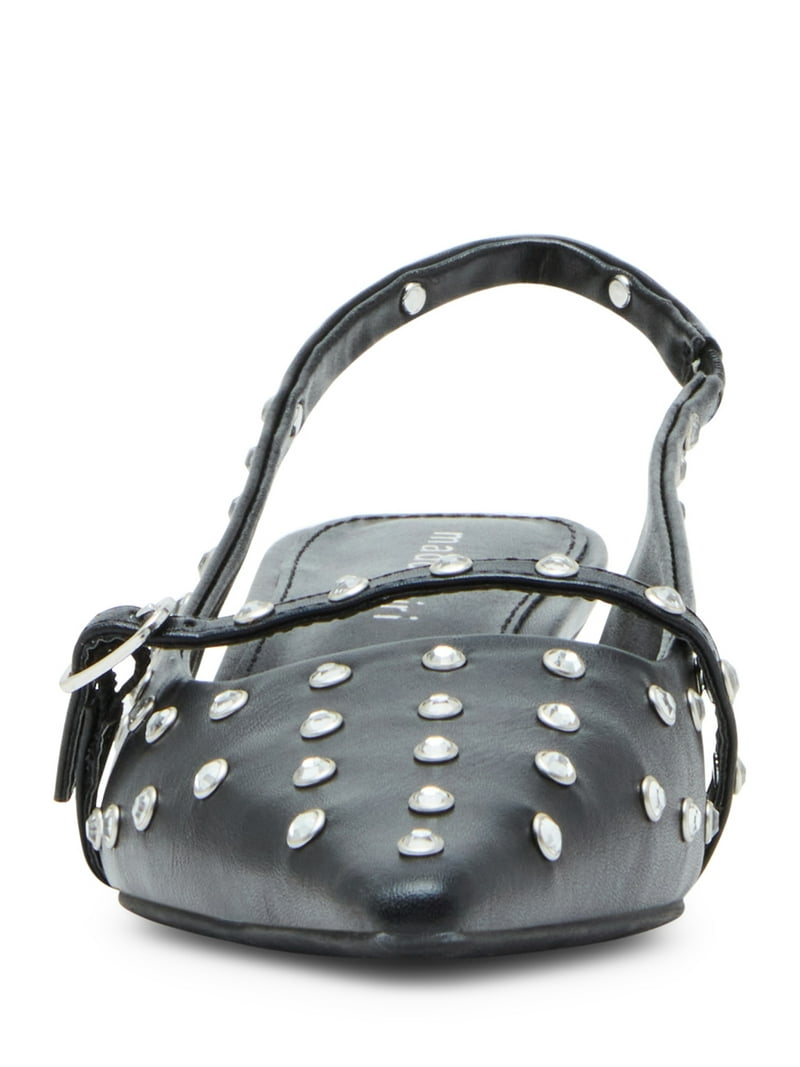 Madden Girl Women's Krystal-R Slingback Kitten Heel