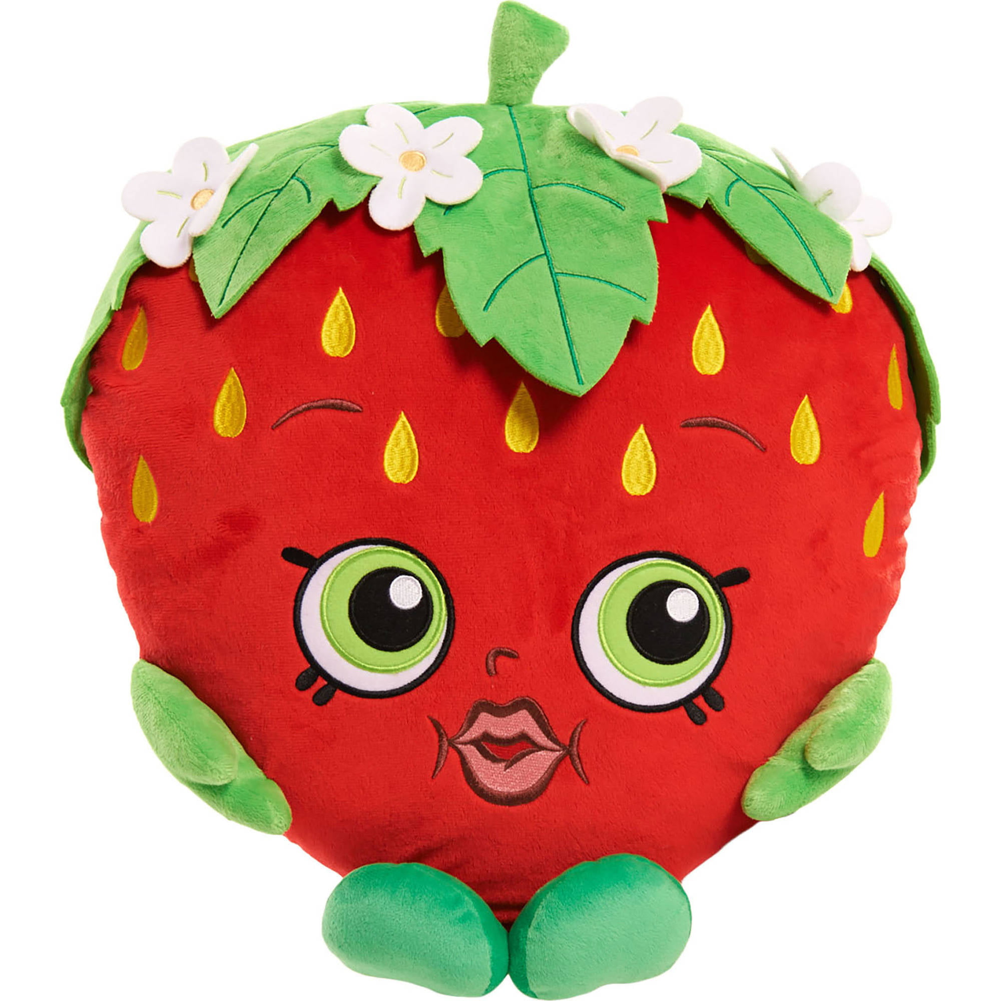 Shopkins Strawberry Kiss 6.5" Plush Brand New With Tags 
