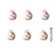 thumbnail image 6 of Christmas Tree Ornaments, Pearl Embellished Decorations, Holiday Decor, with Hanging Rope, for Tree Wreath Centerpiece, Festive Ball Ornament Set | Multicolor KTFgvq, 6 of 8