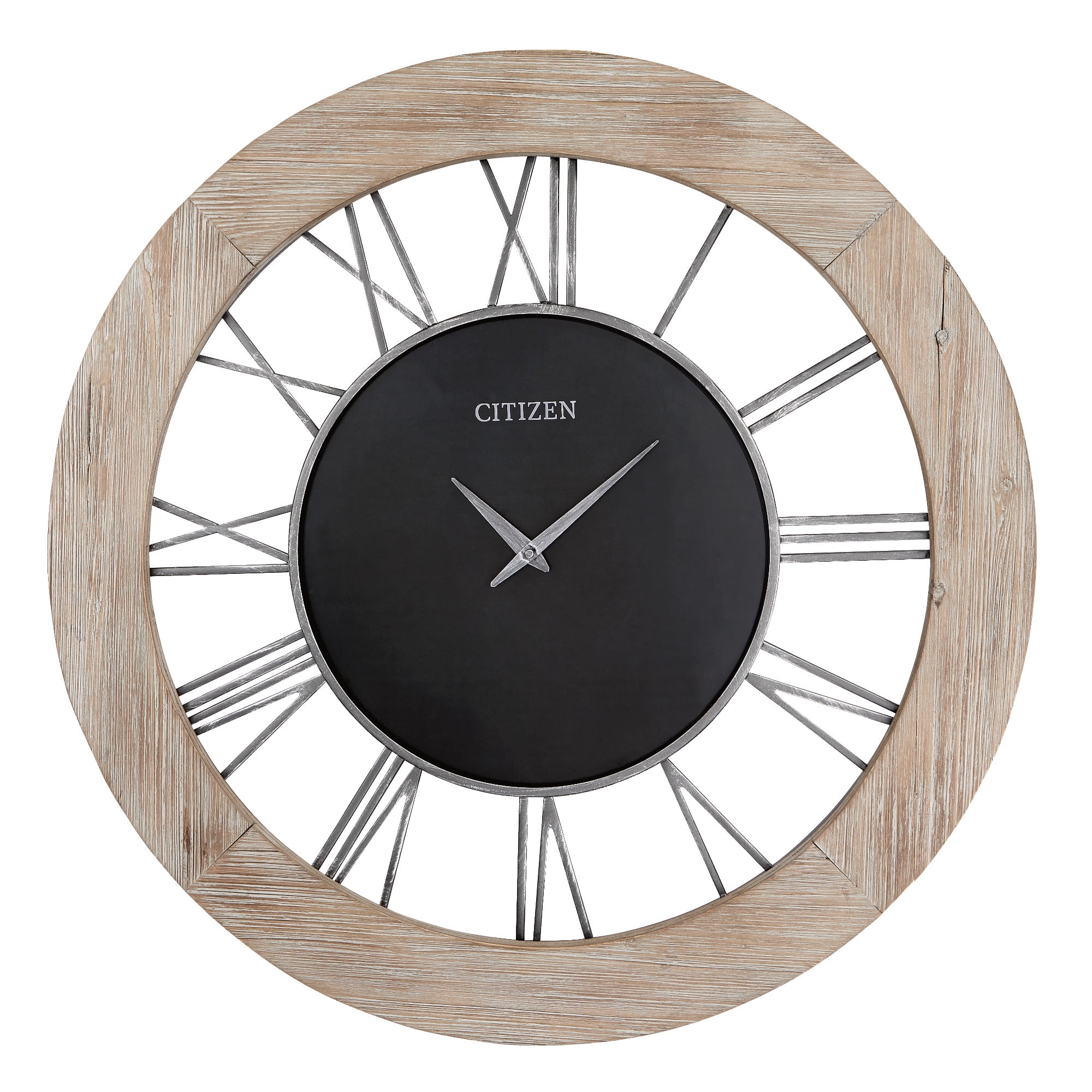 Citizen Clocks Citizen CC2058 Gallery Wall Clock, Brushed Wire