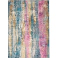 thumbnail image 2 of Nourison Passion Abstract Grey/Multicolor 3'9" x 5'9" Area Rug, (4x6), 2 of 6