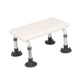 thumbnail image 4 of Shower Stool Bath Seat Stable Bath Bench Adjustable under Desk Foot Rest Toliet Stool for Bedside Living Room Elderly Seniors white adjustable, 4 of 10