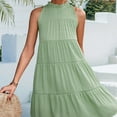 thumbnail image 2 of Loose Skirt Casual Dress Layered Dress Sleeveless Camisole Dress, 2 of 2