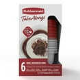 thumbnail image 1 of Rubbermaid TakeAlongs Mini Deep Square Food Storage Containers, 118 mL (0.5 Cup), Ruby Red, 6 Pack, 1 of 6