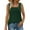 Green, variant on CheerKidz Women's Spring and Summer V-Neck Sleeveless Tops Solid Color Casual Blouse,Fashion Loose Fits Tanks,Trendy (Black,XL)