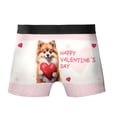 thumbnail image 2 of Happy Valentine's Day Pomeranian Brings Love Heart All Over Print Boxer Briefs Underwear for Men Dad Pom Dog Lover Gifts - 02028, 2 of 6